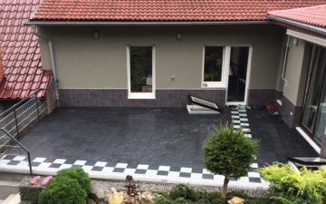 Reconstruction of the terrace floor