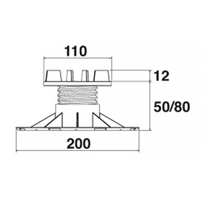 Adjustable Tile Pad 110 mm