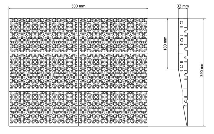 Access Ramp 32 x 640 mm
