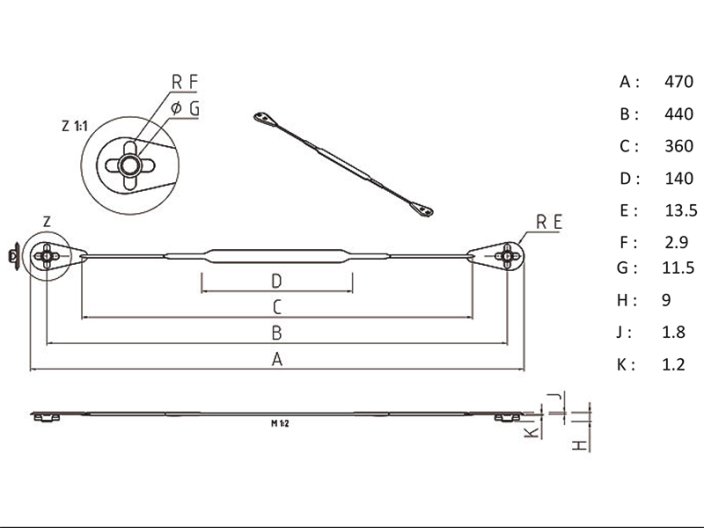 Plastové ucho 170.0