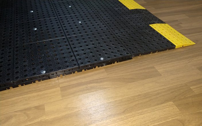 Access Ramp 16 x 390 mm - Color: Orange, Width: 50 cm