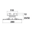 Adjustable Tile Pad 110 mm